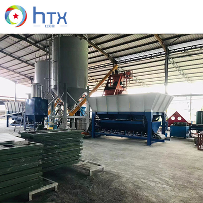 Wet Batch Concrete Plant Culture Stone Γραμμή Παραγωγής 800 - 1000m2