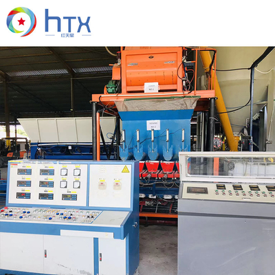 Υγρή χυτή Equipmen πατωμάτων κεραμιδιών μηχανή παραγωγής γραμμών παραγωγής τεχνητή πέτρινη
