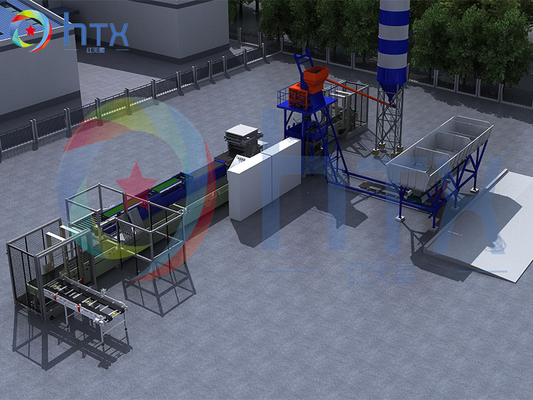 Τεχνητή πέτρινη συγκεκριμένη μηχανή 300m2/H 10KW χορήγησης της δόσης για την κατασκευή