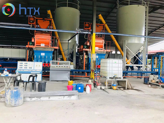 Προκατασκευάστε την τρισδιάστατη τοίχων επιτροπής συγκεκριμένη πετώντας μηχανή καπλαμάδων γραμμών παραγωγής τεχνητή πέτρινη