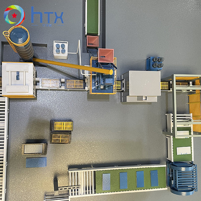 Paver που κατασκευάζει τη μηχανή την τρισδιάστατη γραμμή παραγωγής επιτροπών τουβλότοιχος Faux