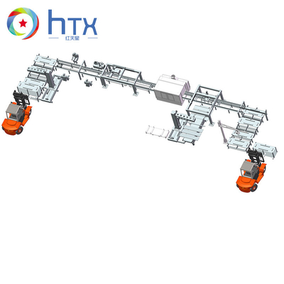 1200-1500 m2/ημέρα Μηχανή κατασκευής καλλιεργημένης πέτρας